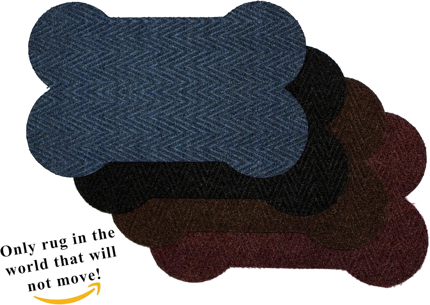 The Stay Put Rug NonSkid/NonSlip Dog Bone Rug 20" x 32