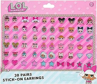 UPD LOL Dolls Sticker Earrings (24 Pair) Earrings Stickers, Birthdays, Party Favor