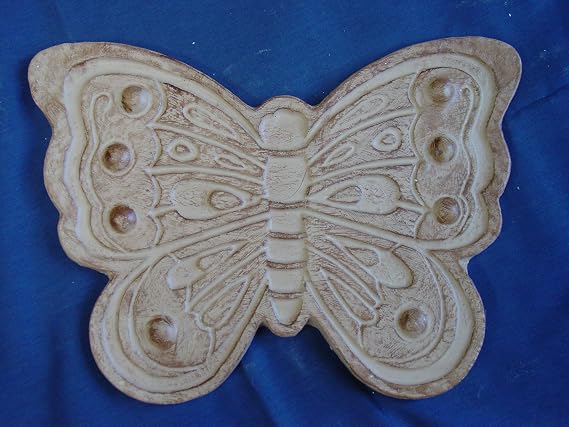 12 inch Butterfly Plastic Craft Mold use with Concrete or Cement for Making Stepping Stones 1266