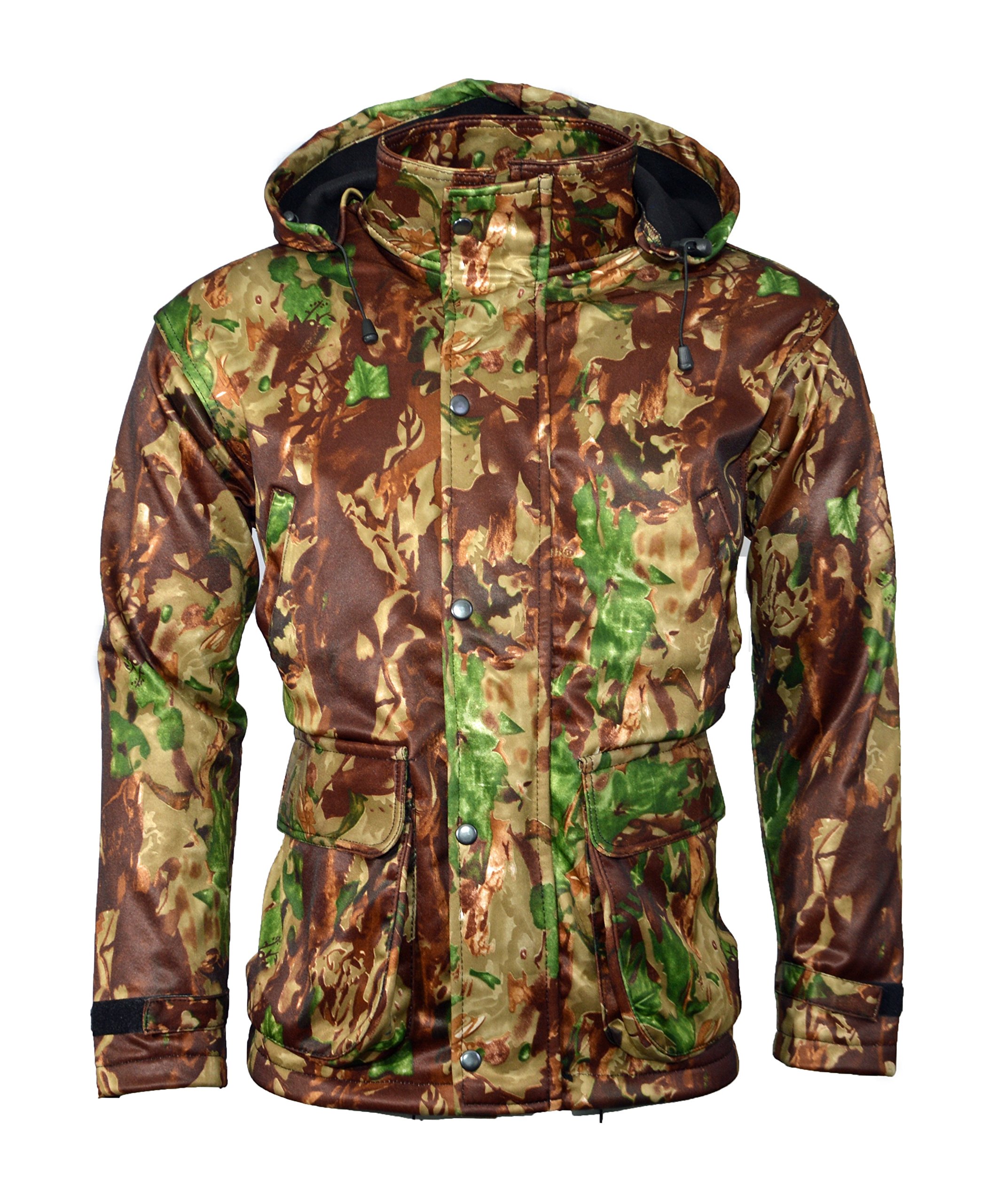 Stormkloth Aston Camo Delux Jacket - Silent, Breathable & Showerproof Fishing Hunting Shooting Stalking (Xxl, )