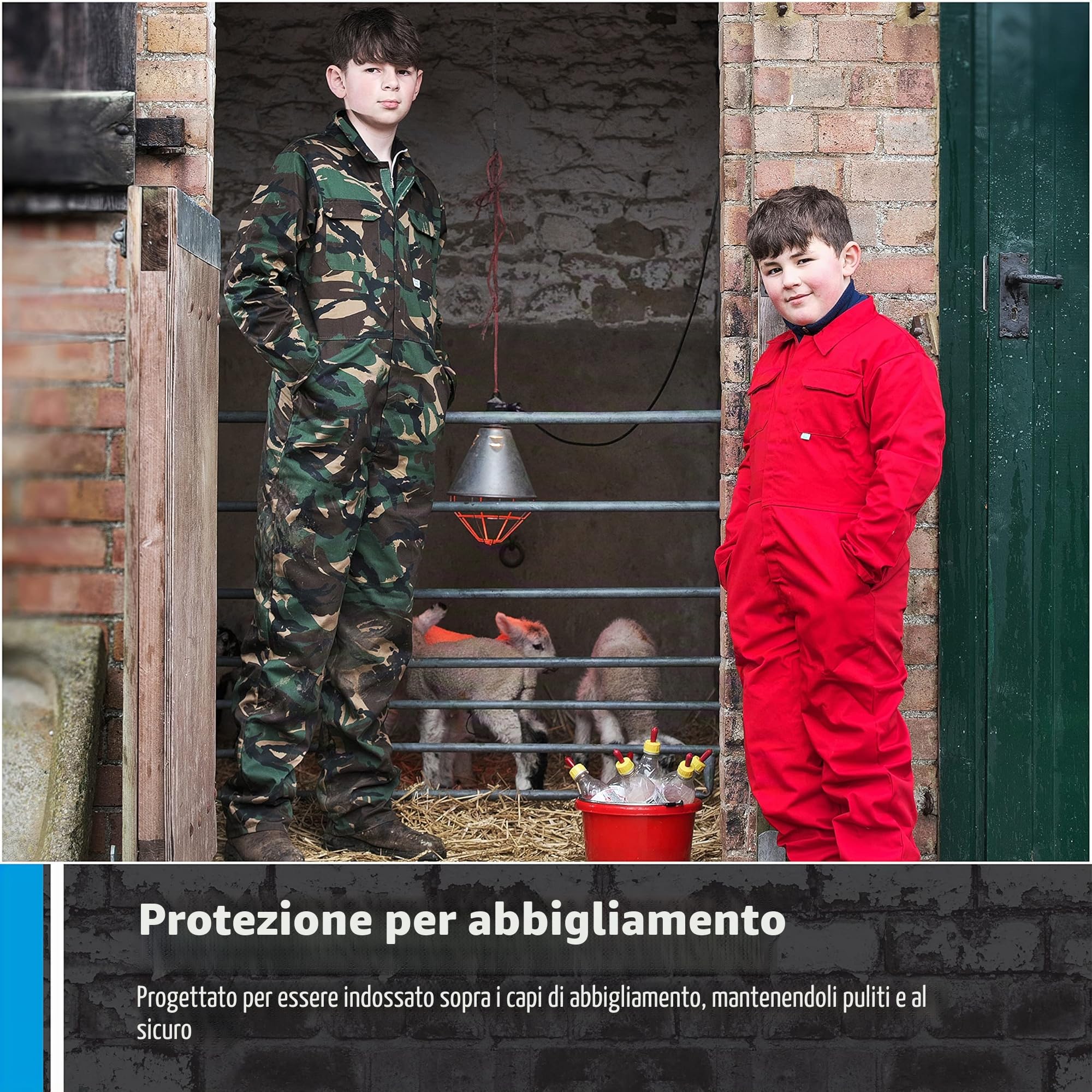 Blue Castle 333 - Tuta protettiva Tearaway, per ragazzi, blu, 333