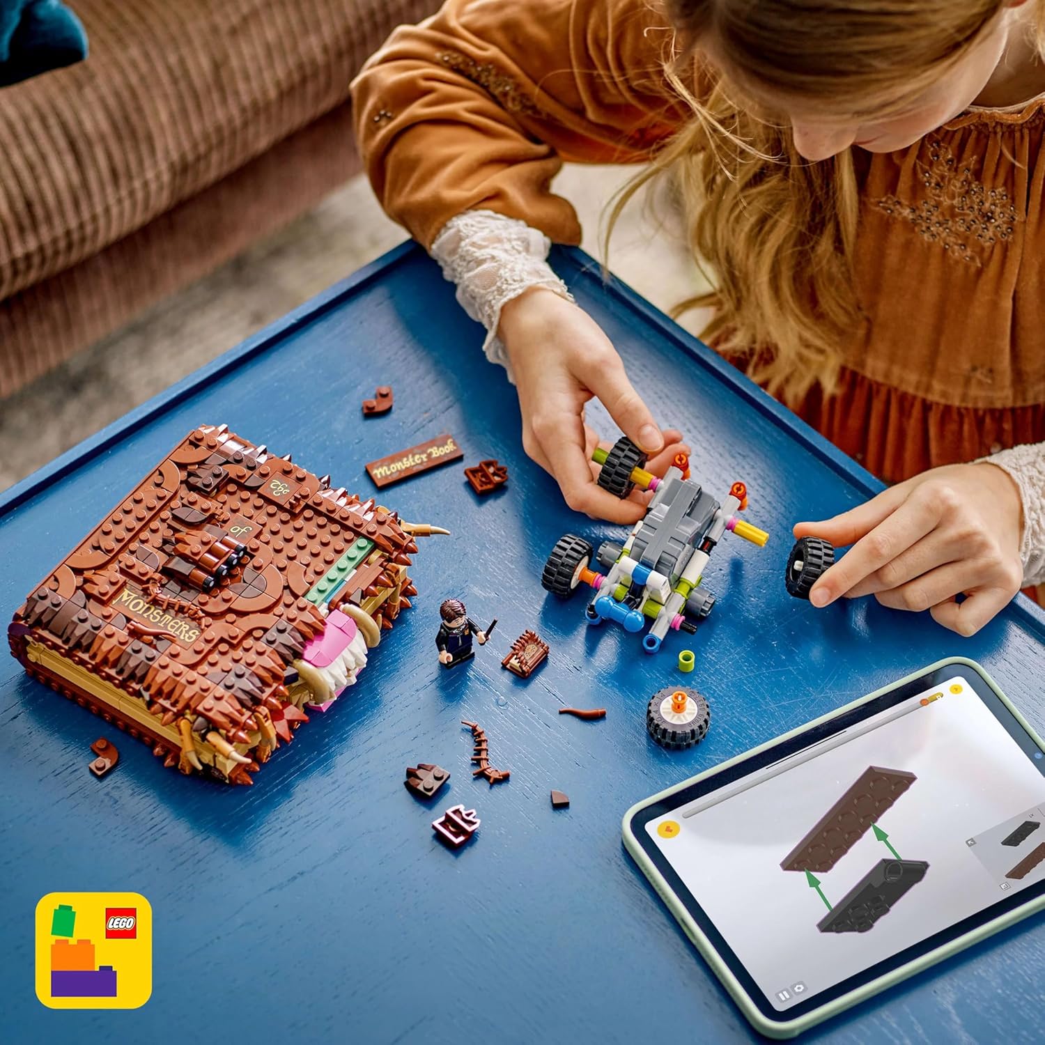 Lego 76449 Harry Potter Monster Book Toy Toy Birthday Present Blocks Boys Girls Children 9 10 11 Elementary School Harry Potter Goods Game Competition Robot