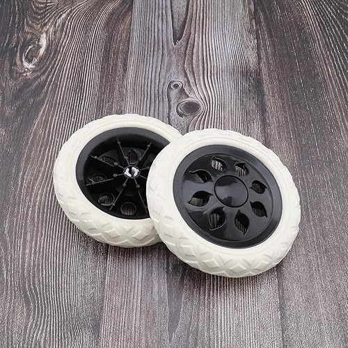 Miniatura 7 de Ruedas de carrito de compras de 6.496 in, ruedas de espuma de núcleo de plástico, para carrito de compras, carrito de equipaje de viaje, carga