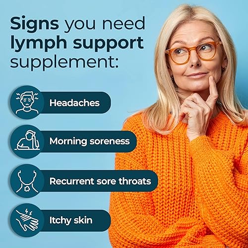 Miniatura 4 de PUREHEALTH RESEARCH Lymph System Support Supplement - Lymphatic Drainage Supplement with Dandelion Extract, Cleavers, Burdock Powder - Reduce