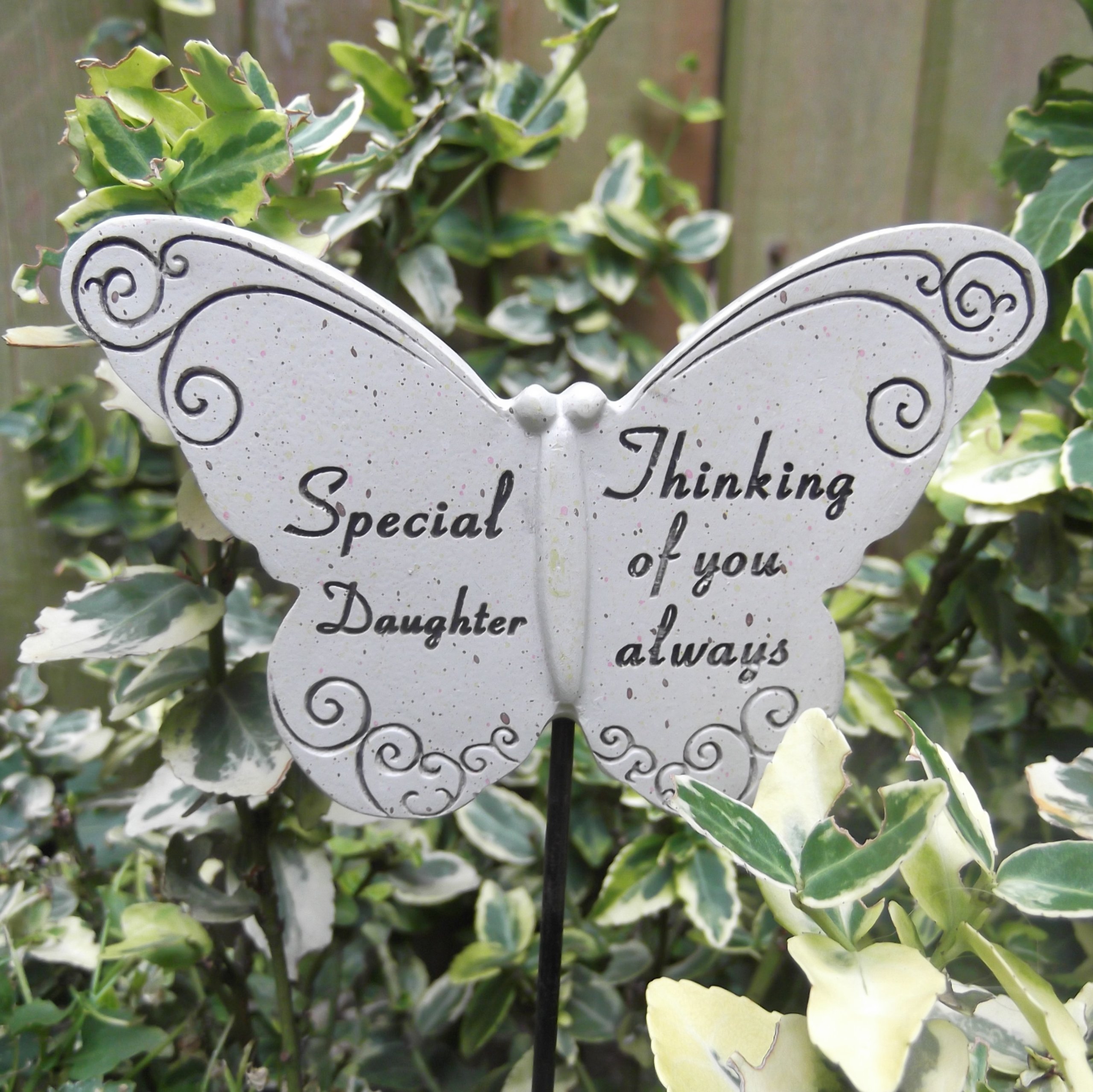 Memorial Butterfly Special Daughter Graveside Ornament