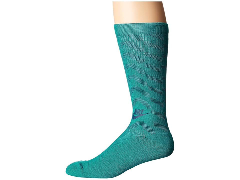 

Nike Statement Graphic Crew Socks (Blustery/Binary Blue) Men's Crew Cut Socks Shoes