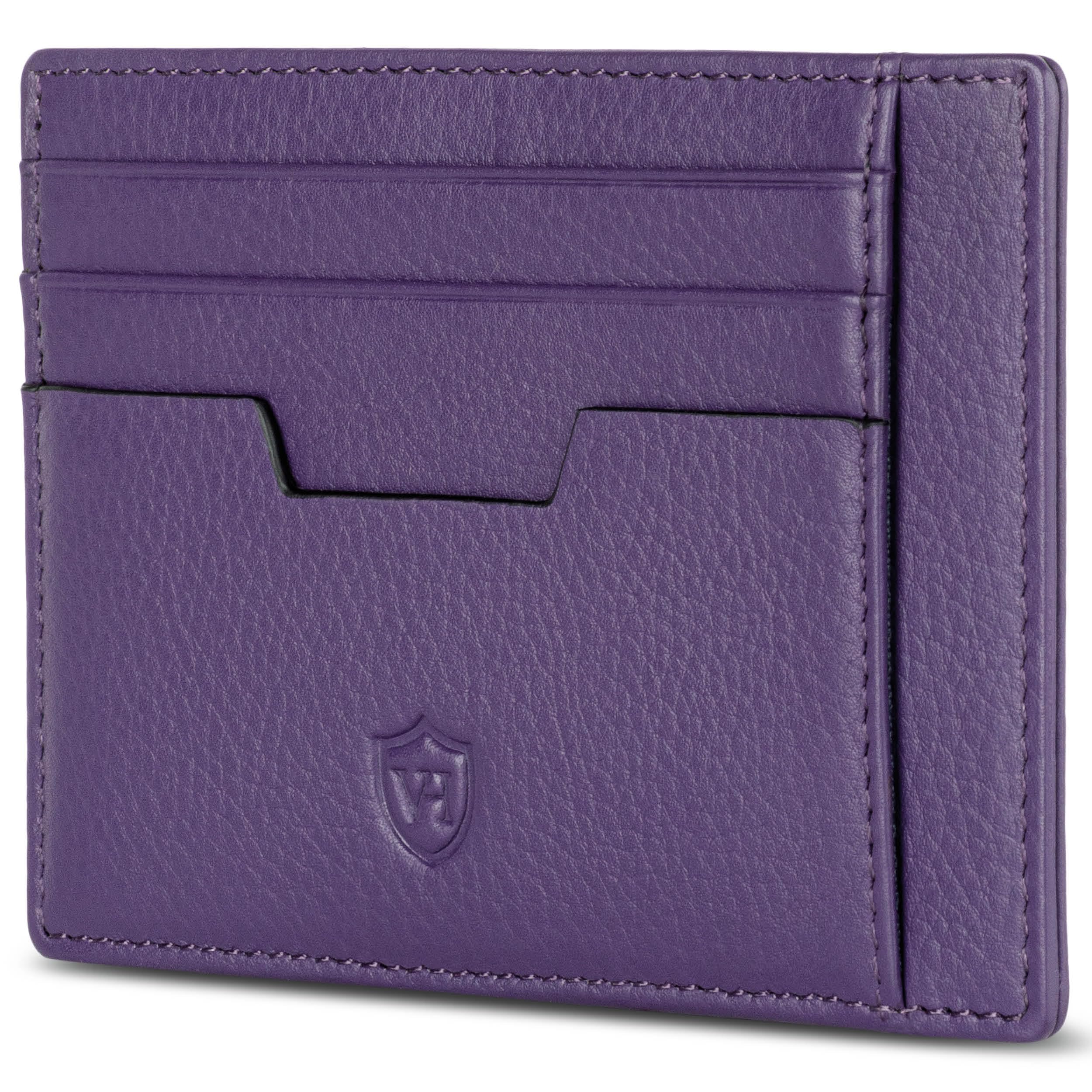 VON HEESEN Echtleder RFID Kartenetui aus Nappa-Leder - 9 Fächer - Querformat Kreditkartenetui für Damen & Herren