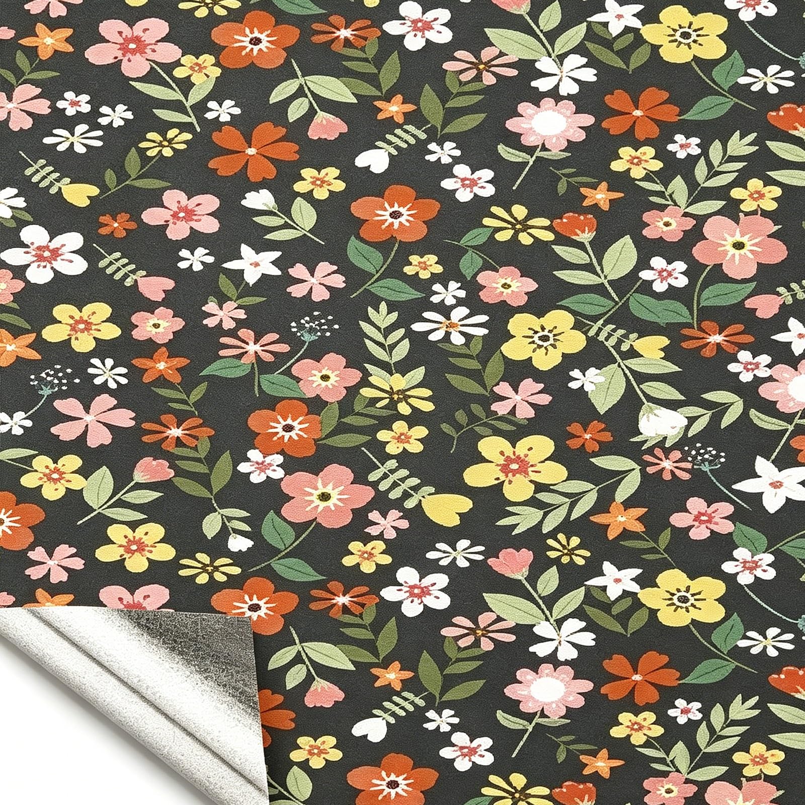 Zynqra U Floral Peel And Stick Wallpaper,Removable Self Adhesive,For Bedroom Walls(,L500cm/196.9In*W44cm/17.3In)