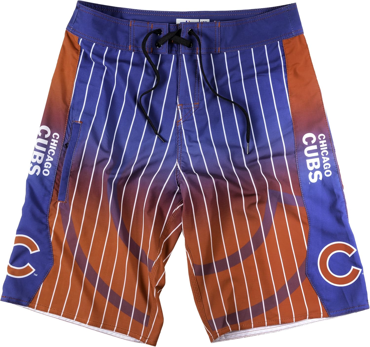 KLEW MLB Chicago Cubs Gradient Board Shorts