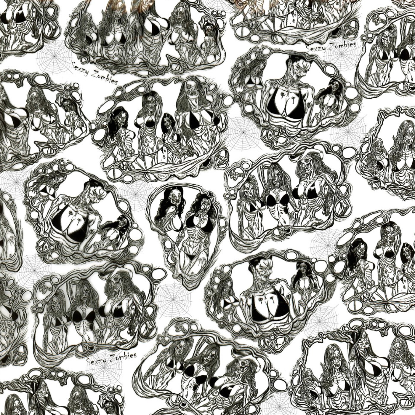 Sexy Zombies - Hydrographics Film Kit - MyDipKit - LL-190 - Water Transfer Printing
