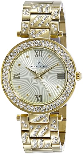 Analog Gold Dial Women's Watch - DK10964-1