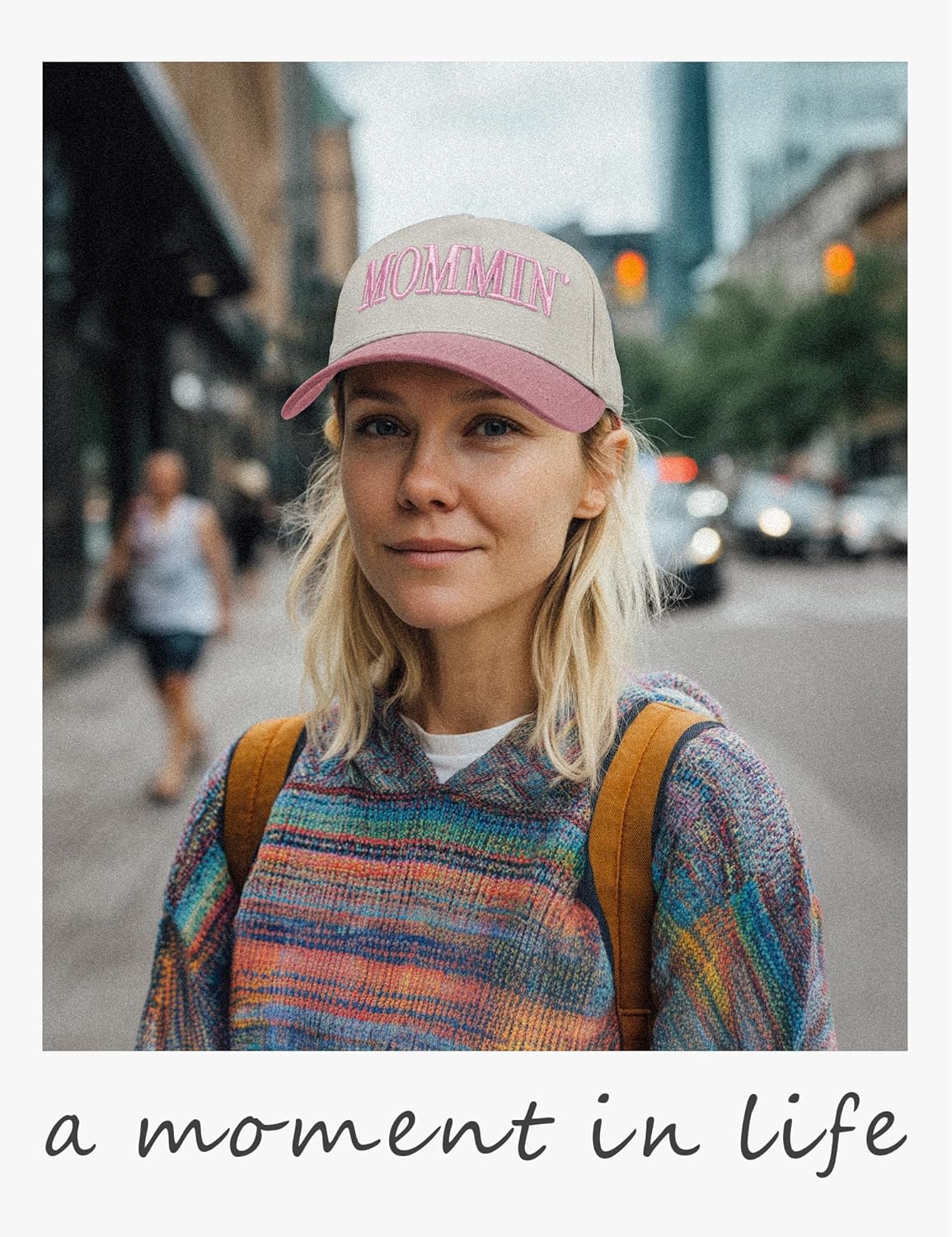 Mommin Trucker Hat for Women，Vintage Embroidered Baseball Cap，Mom Essentials Funny Gifts for Mothers Day - Image 9