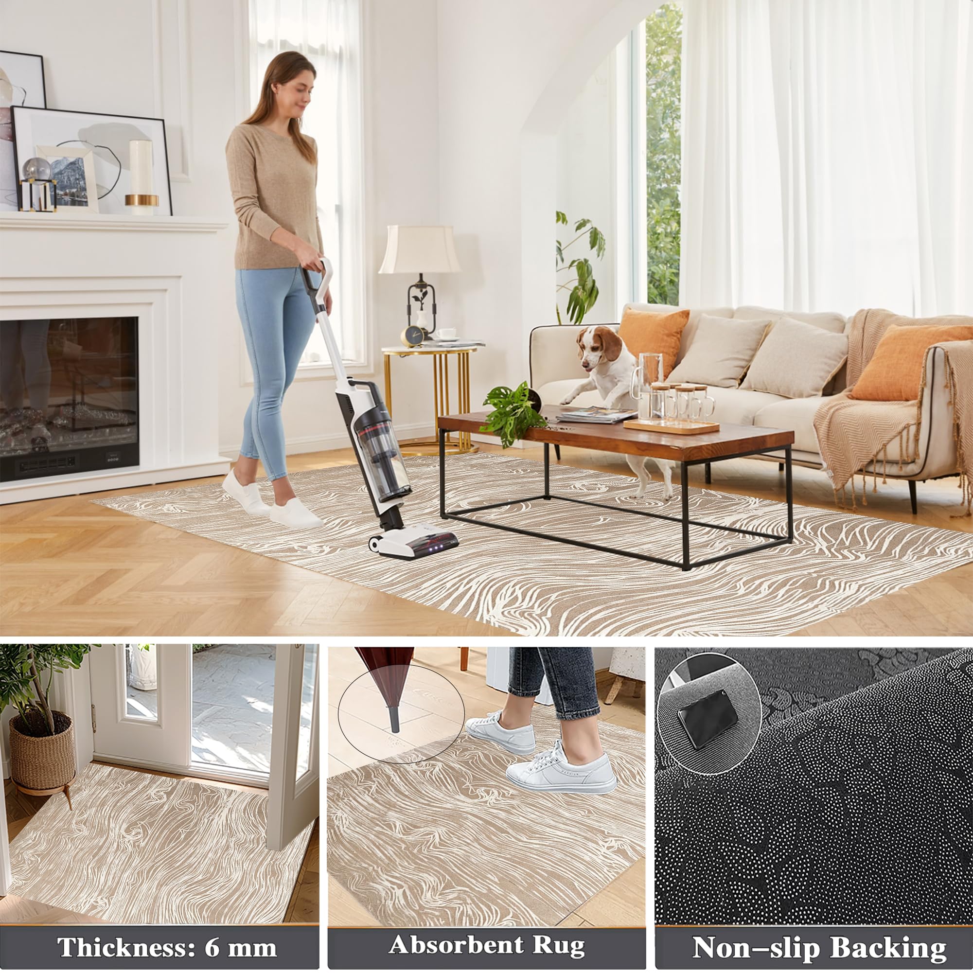 Dywan do przedpokoju antypoślizgowy zmywalny dywan kuchnia chłonny długi dywan 60 x 500 cm dywan wejście do salonu dywaniki do sypialni wejście wycieraczka do kuchni sypialni