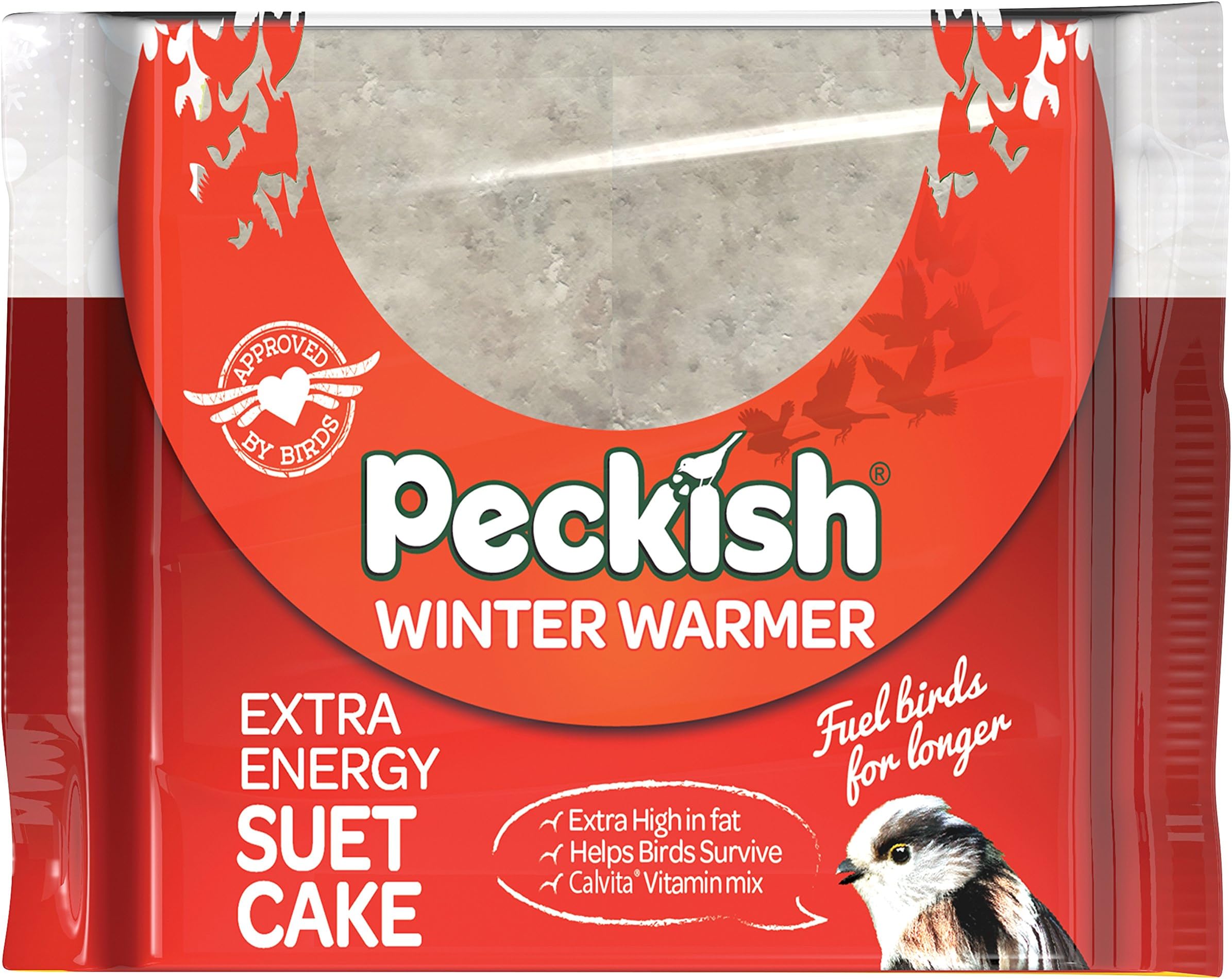 Peckish 60050136 Winter Warmer Energy Suet Fat Cake Block for Wild