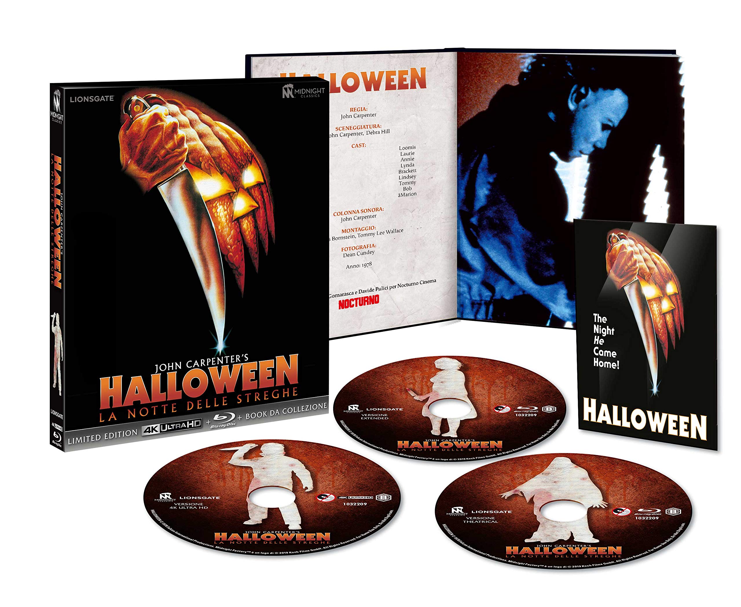Halloween La Notte Delle Streghe, 1 4K Ultra-HD+2 Blu-ray