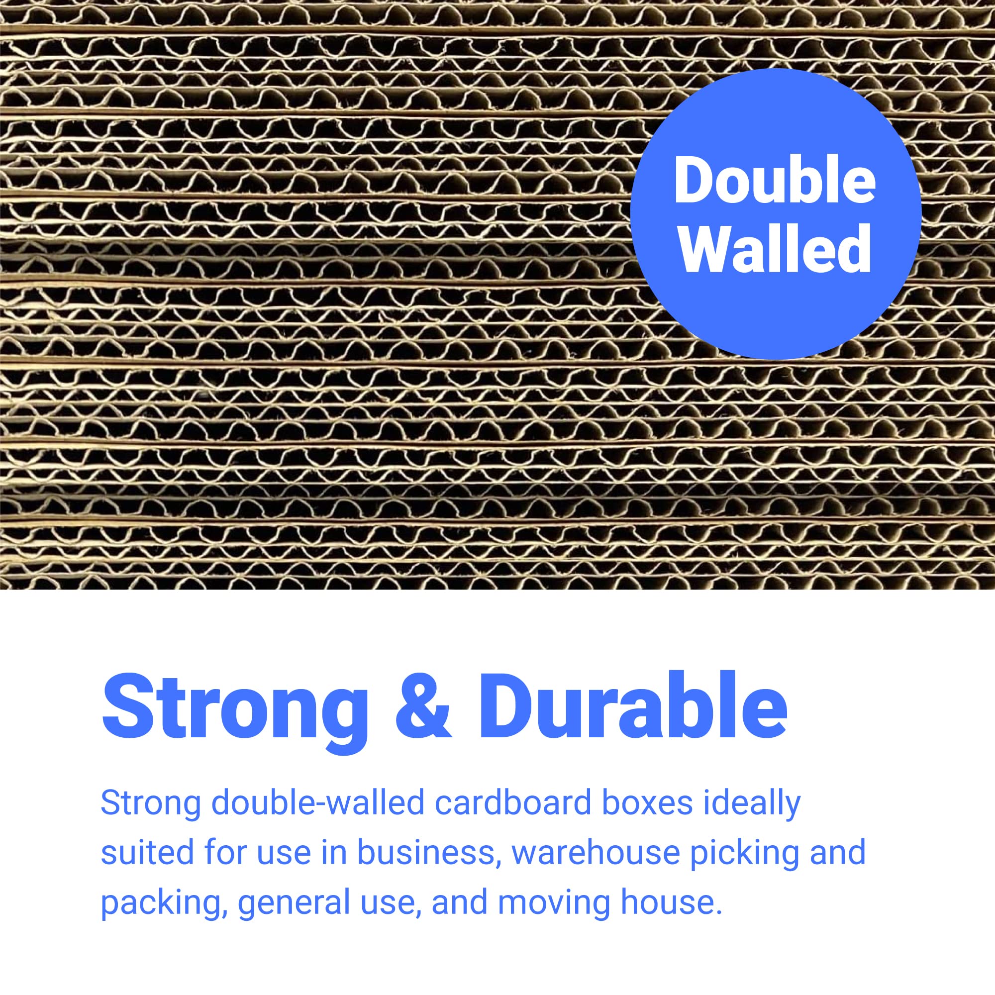 Double Wall Cardboard Box 24 X 24 X 24 In - Pack Of 10 - View #11