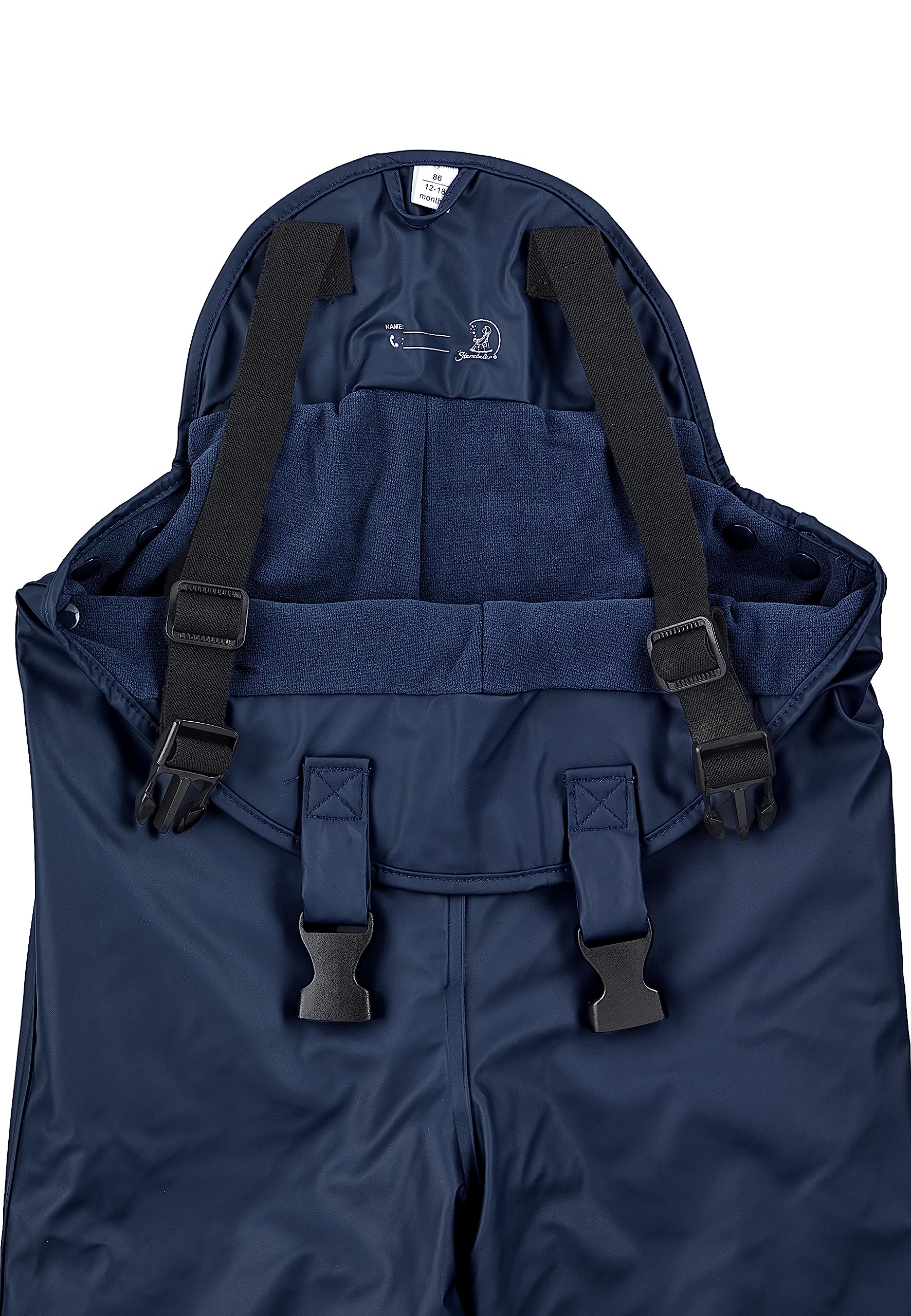 Sterntaler Regenträgerhose Gefüttert - Pantalon à Bretelles doublé - Pantalon à Bretelles doublé - Mixte Enfant