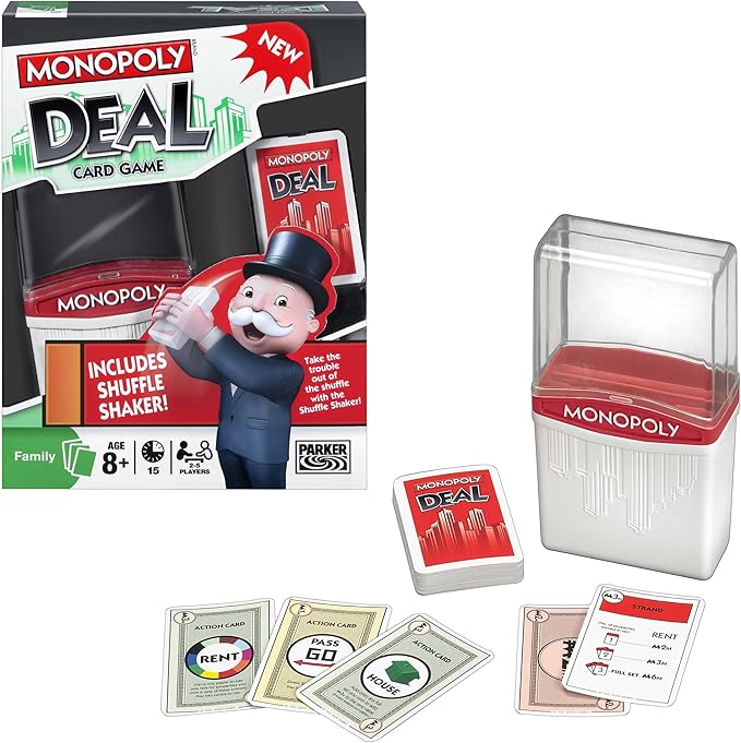 Monopoly Deal Shuffle Shaker Toys & Games