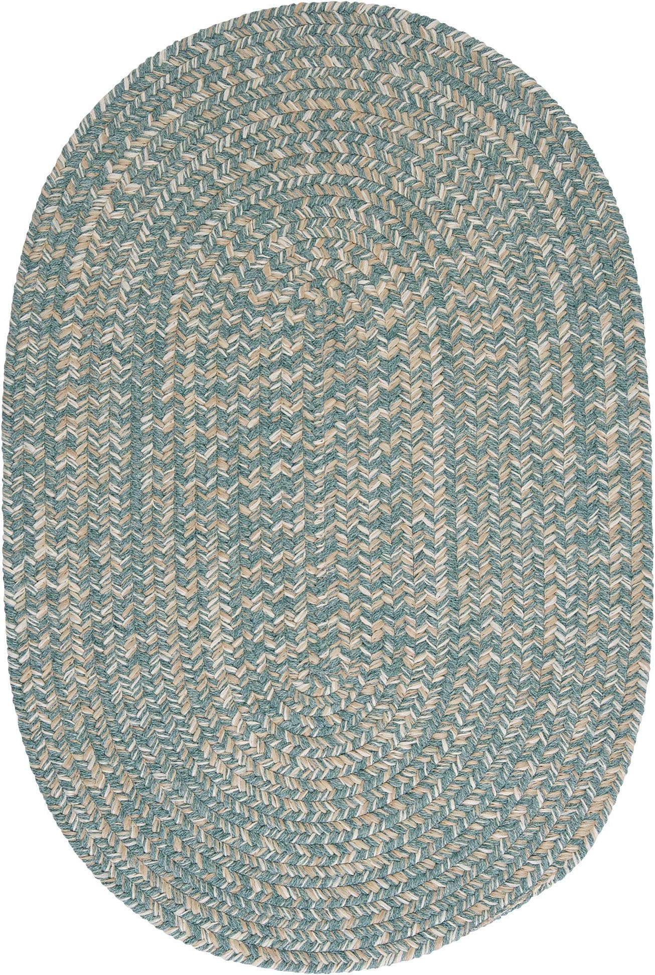 Tremont Braided Rug, 2x3, Teal