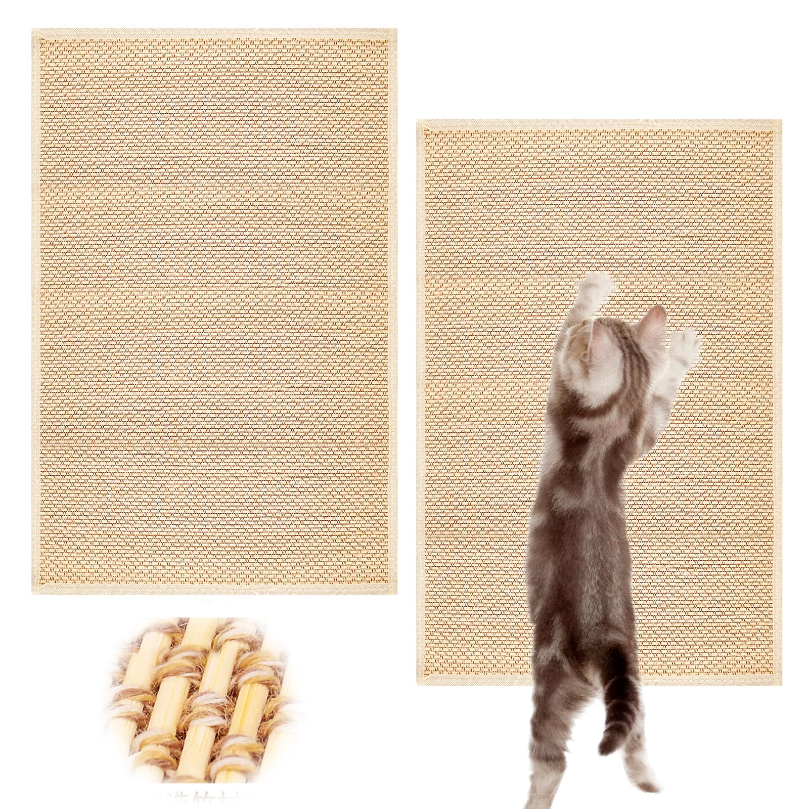 Tappeto Tiragraffi Per Gatti 30x100 Cm - Autoadesivo, Protezione Divani E Mobili - Foto 7