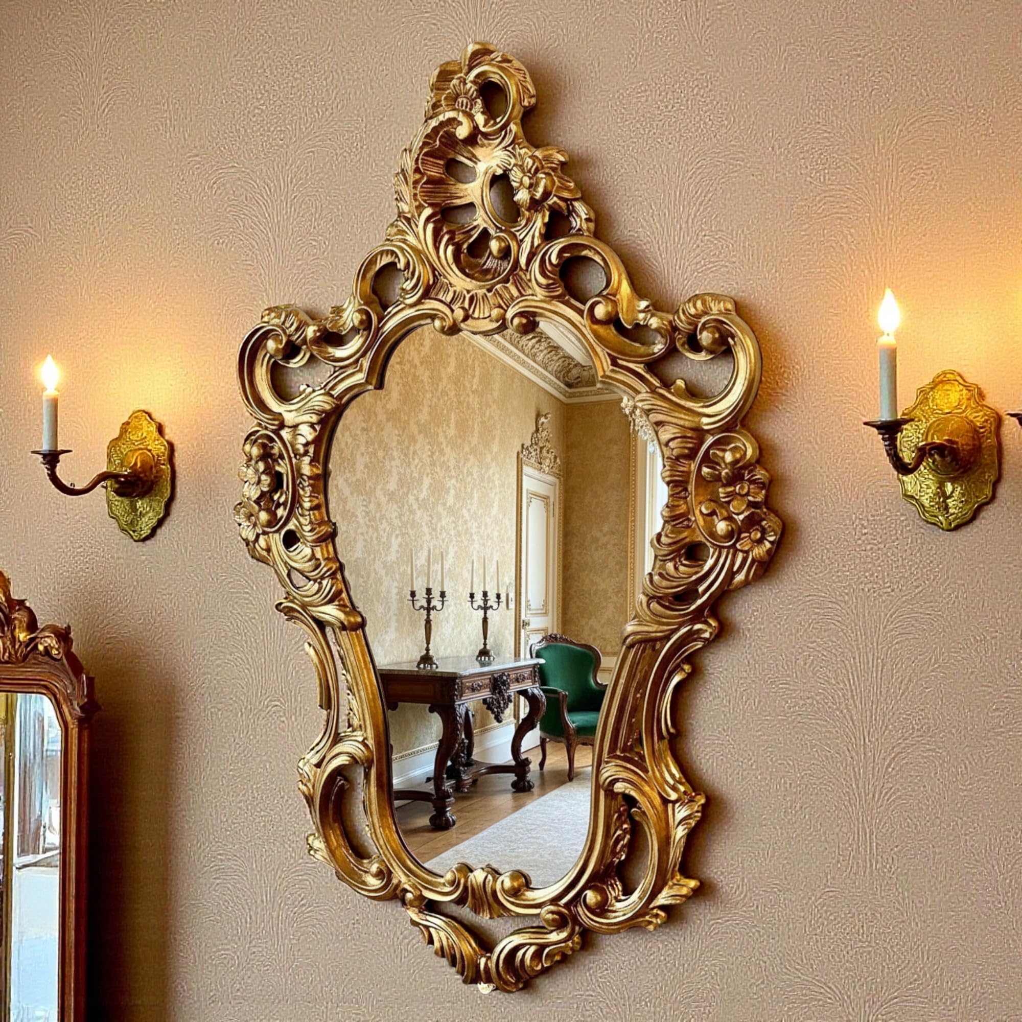 Spiegel wandspiegel gold barock