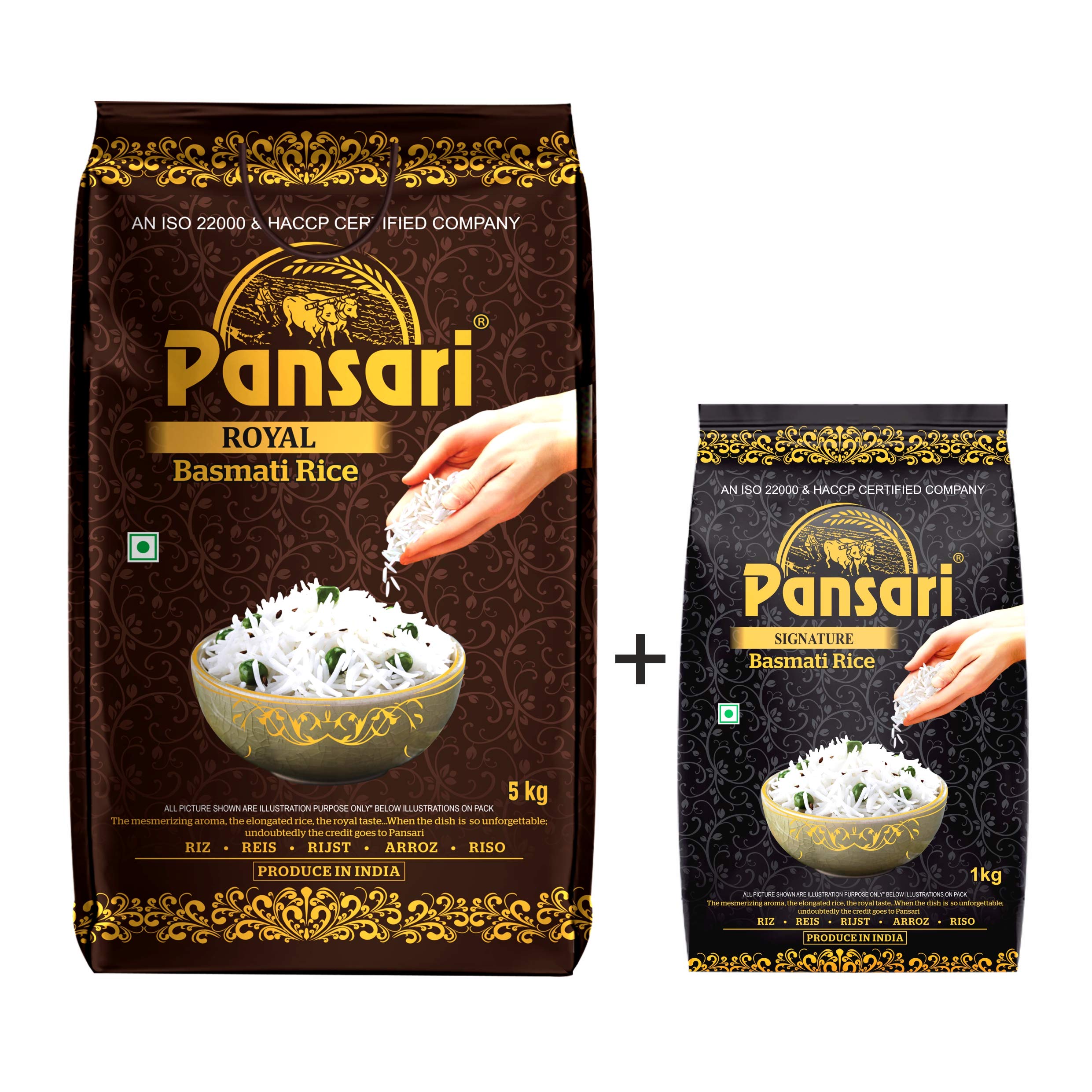 Buy Pansari Basmati rice Combo Royal(5KG) & Signature(1 KG),Great Taste