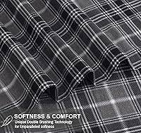 Vista 28 de RUVANTI Flannel Sheets Twin Size - 100% Cotton Double Brushed Twin Sheets Set, Deep Pockets 16 Inches, All Seasons Breathable & Extra Soft Bed Bali