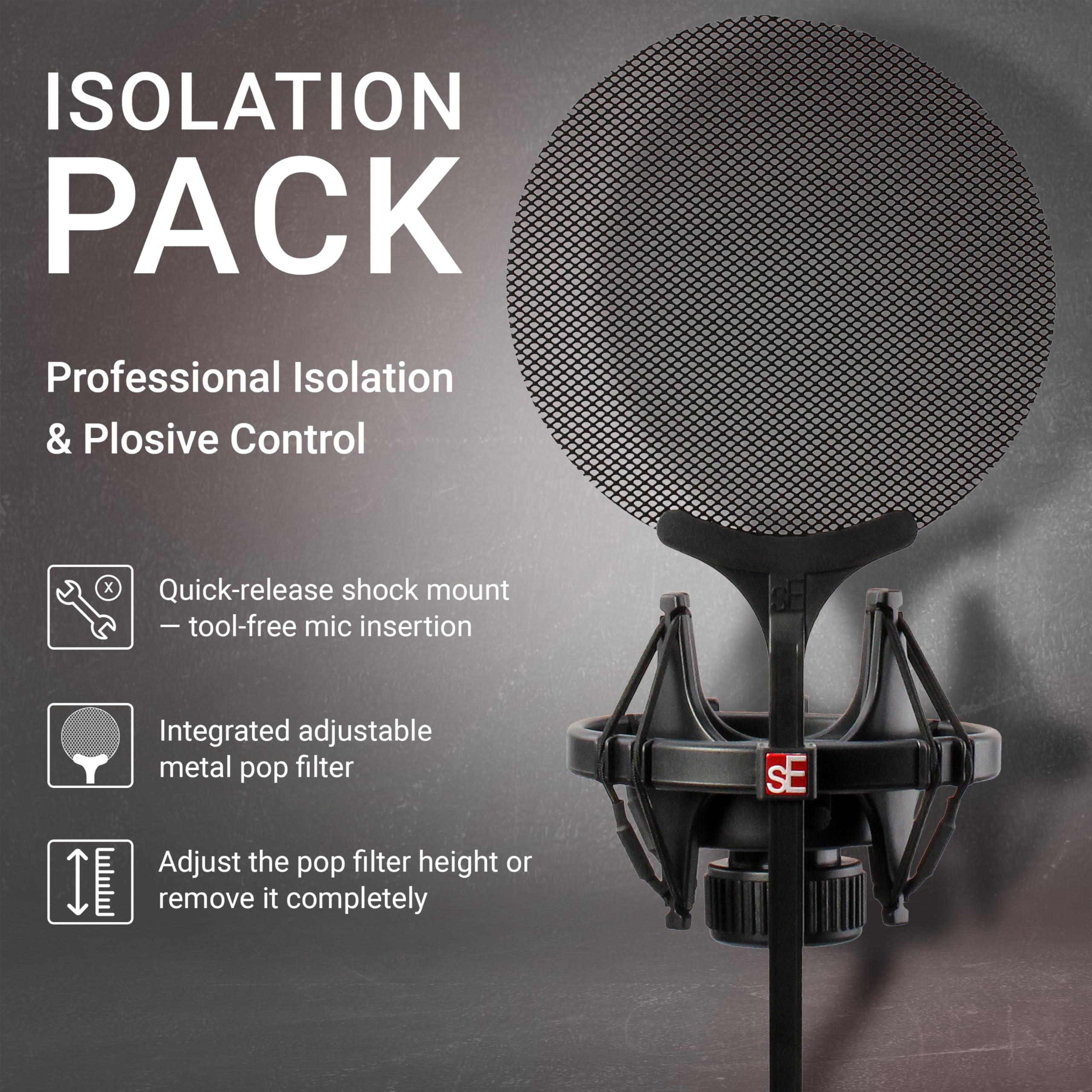 Amazon.com: SE ELECTRONICS X1 S Vocal Pack with X1 S 1” Large