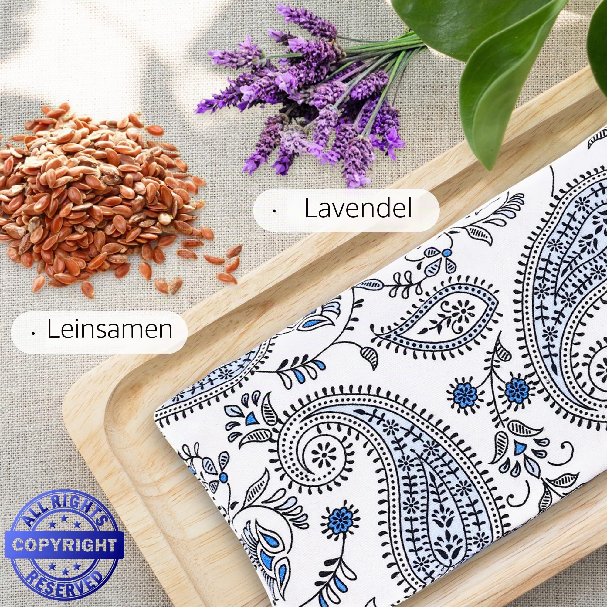 Hihealer 2er / 4er-Pack Augenmaske Gewichts-Augenmaske mit Lavendel-Aromatherapie für Schlaf, Yoga, Meditation und Selbstpflege, entspannende Accessoires Weihnachtsgeschenke für Frauen Mütter
