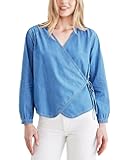 Womens Regular Fit Long Sleeve Flowy Blouse Shirt