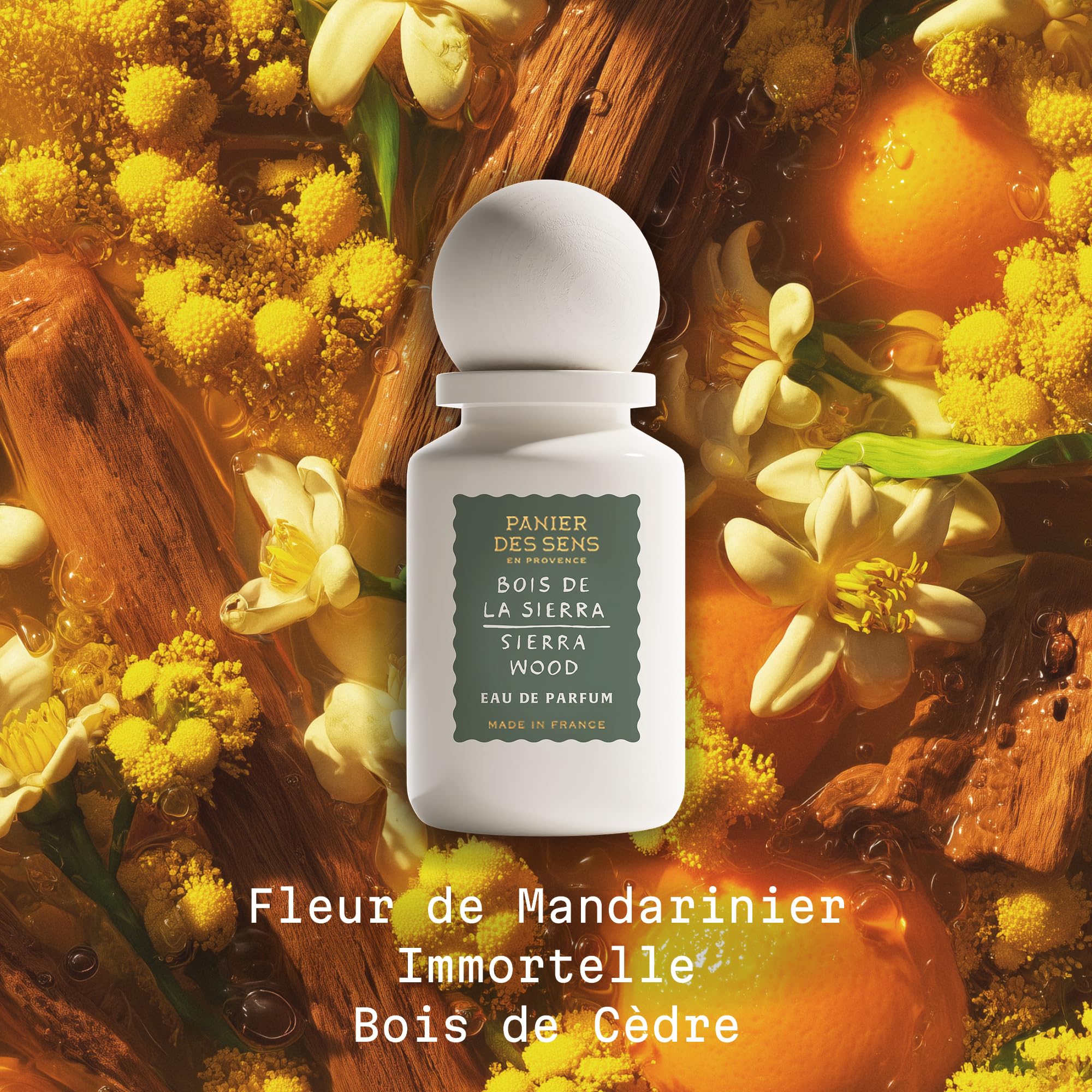 Panier des Sens Parfum Femme Boisé Santal 50ml