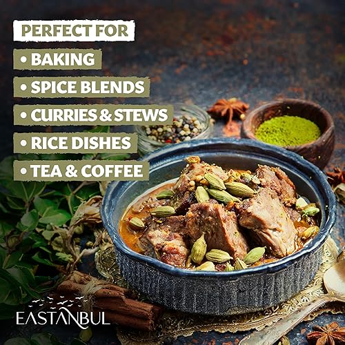 Miniatura 3 de Eastanbul Cápsulas de cardamomo, 2.12 onzas, cápsulas de cardamomo verde, % 100% de mesopotamia natural de cardamomo entero, vegano, cardomam