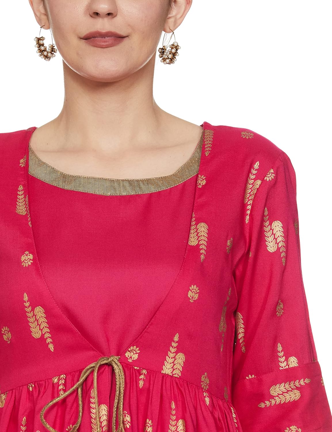 Amazon Brand - Tavasya Women's Rayon Straight Festive Kurti offers donot miss 4 Amazon Brand - Tavasya Women's Rayon Straight Festive Kurti offers donot miss