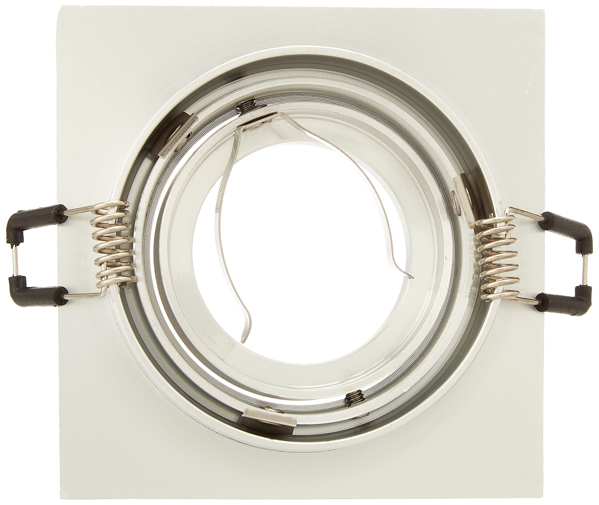Wonderlamp W-E000103 Spot encastré carré, Aluminium, GU10, Pack 5