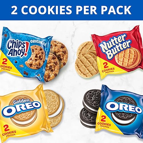 Miniatura 2 de OREO CHIPS AHOY mantequilla de nuez parche agrio para niños y peces suecos paquete variado de galletas y dulces rellenos de calcetines de galletas