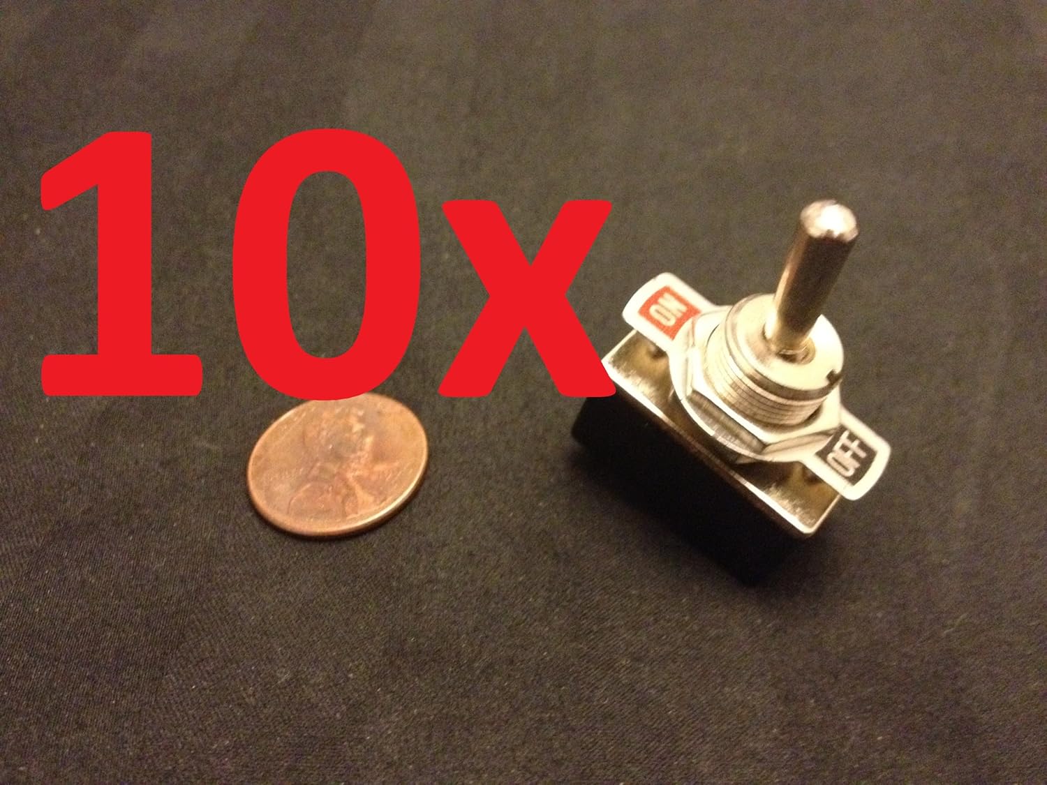 10 Pieces On/off 2 Spst Metal Handle Toggle Switch Ac 125v 4a Dc 1/2