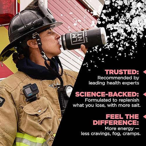 Miniatura 21 de LMNT - Electrolitos sin azúcar - Sal cruda sin sabor Mezcla de bebida 30