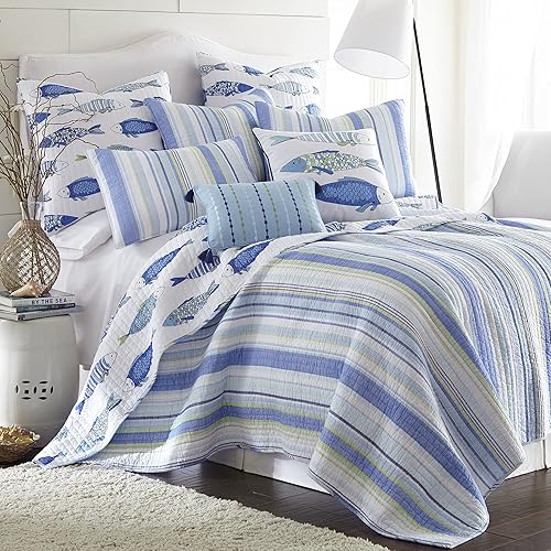 Levtex Home - Juego de edredón Catalina - Edredón individual/individual XL (68 x 86 pulgadas) + una funda de almohada estándar (26 x 20 pulgadas) -