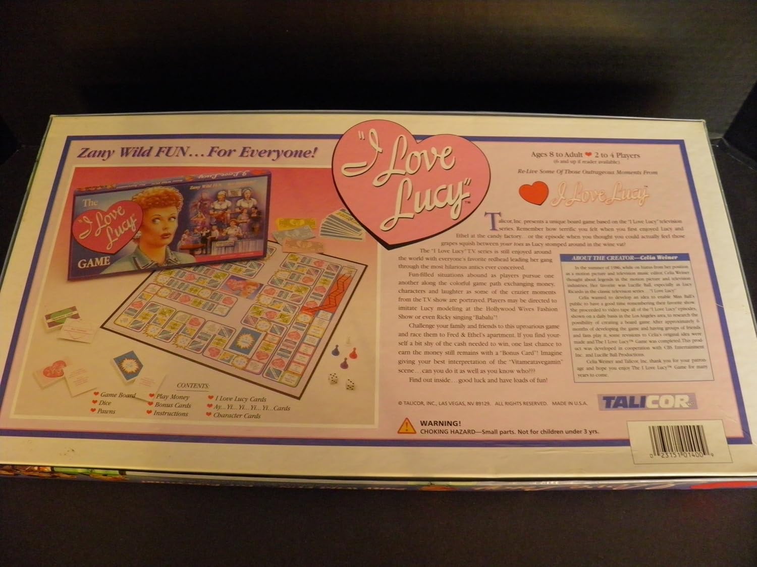 I Love Lucy Board Game