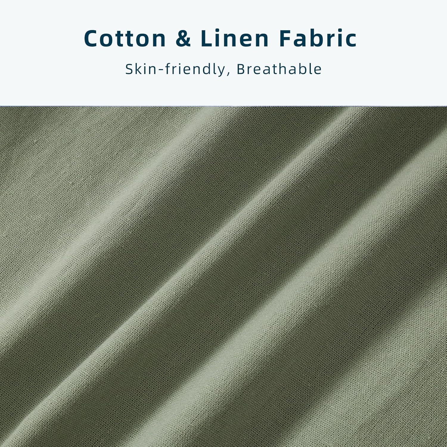 Vista 4 de YOVERGA Camisas casuales de lino de algodón de manga corta con botones para hombre, camisa de guayabera cubana para campamento cubano, camisa