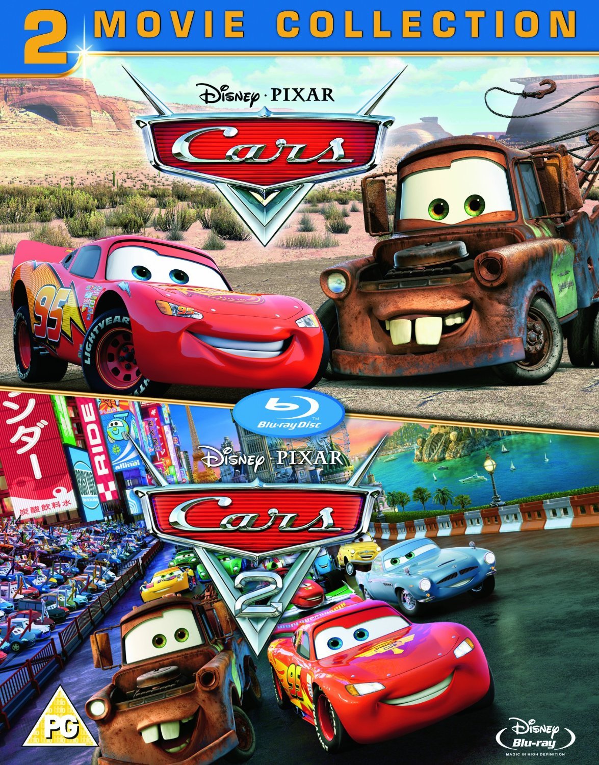 Cars & Cars 2 Box Set [Blu-ray] [2006] [Region Free]