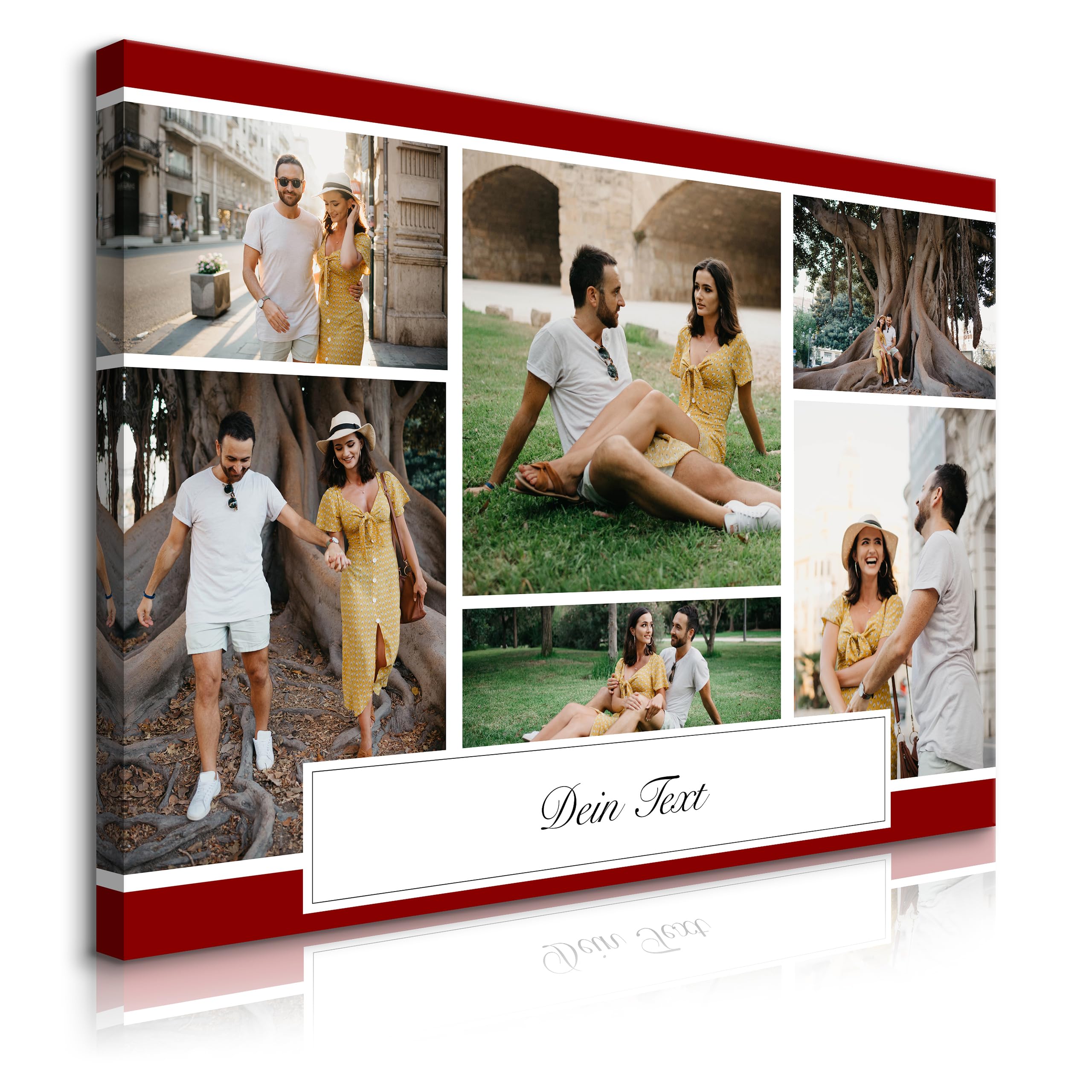 Muralo Personalisierte Leinwand mit eigenem Bild, Wandbild - 80x120 cm | Foto-Leinwandbild, hochauflösender Druck, lebendige Farben - ideal für Wohnzimmer und Schlafzimmer, Ein Geschenk fürs Leben