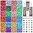 31000Pcs Rhinestones for Bedazzling, 3mm Bedazzler Kit with Flatback Rhinestones for Clothes Crafting Crafts Nails Clothing, Flat Back Resin Rainbow Colorful Colored Crystal with B 7000 Glue Clear