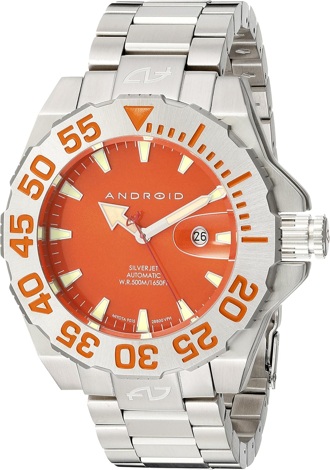 Amazon.com: Android Men's AD442BRG Divemaster Silverjet 500 Automatic ...