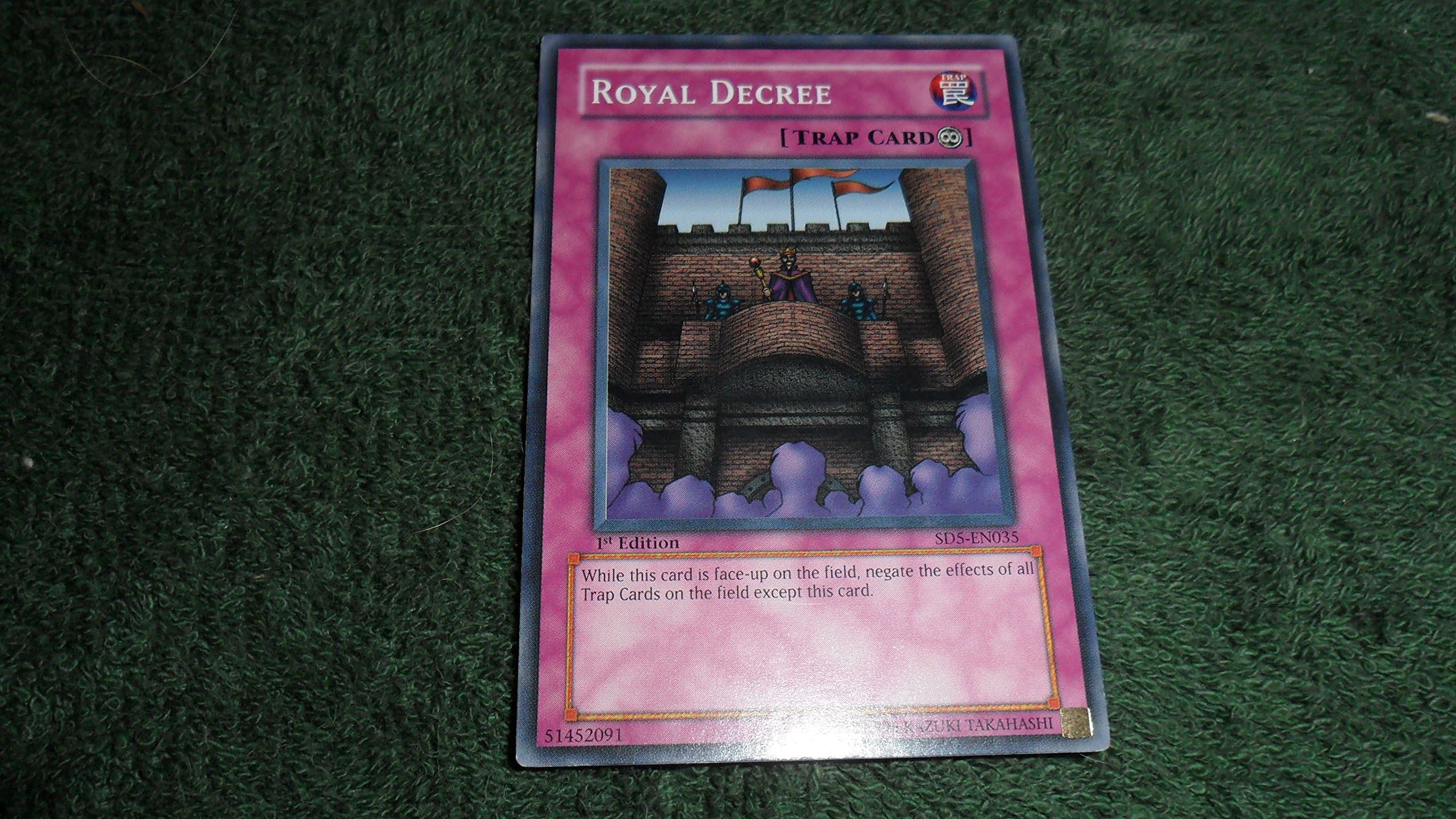 Yu-Gi-Oh! - Royal Decree (SD5-EN035) - Structure Deck 5: Warrior's Triumph - 1st Edition - Common