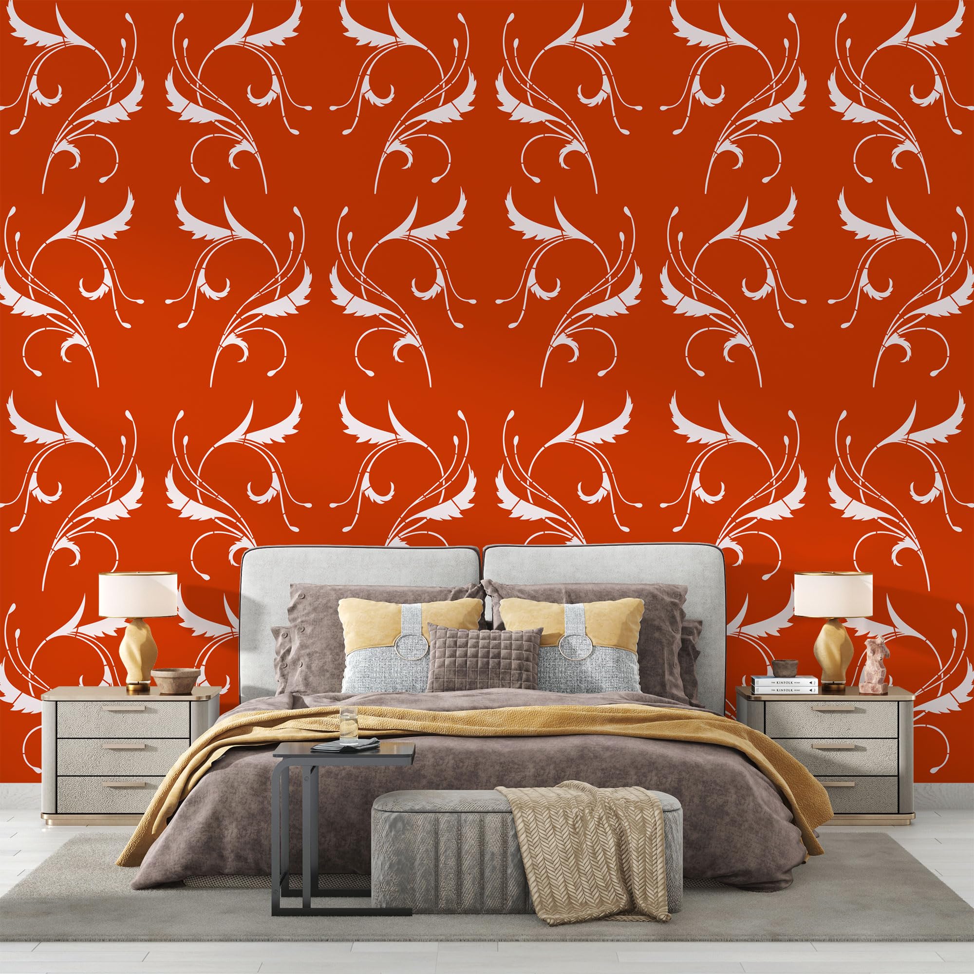 StenCart Stencil for Wall Painting Home Floral Swirl Designs Reusable Wall Stencil Design for Wall Decoration(16inch x 24inch)–DIY Reusable Design Suitable for Home & Office (Pack of 1 (STC1624-351)) (B0CR7ZCNJK) Amazon Price History, Amazon Price Tracker