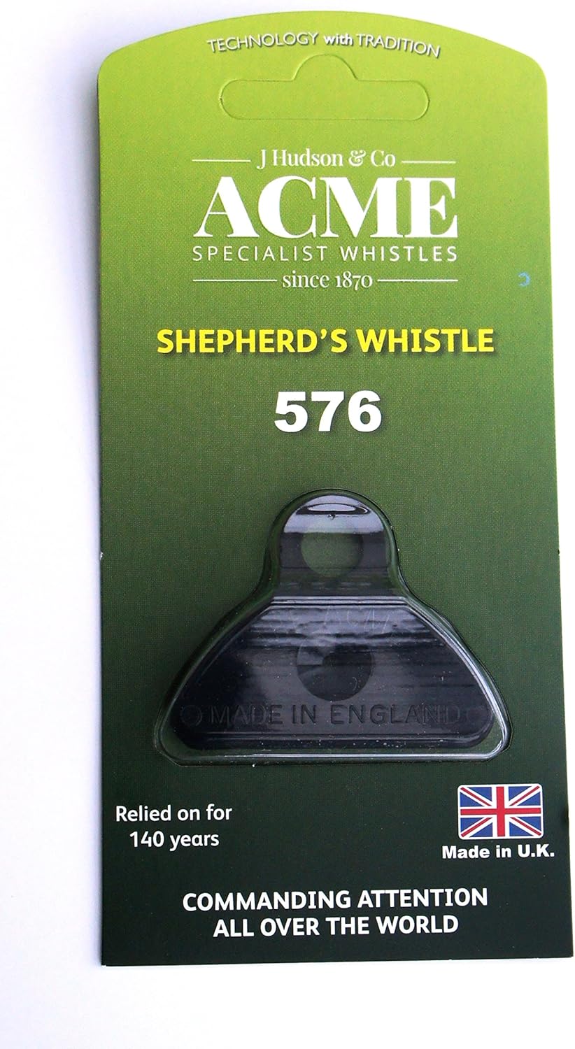 ACME SHEPHERDS WHISTLE 576 BLACK LIP WHISTLE DOG RECALL DOG TRAINING