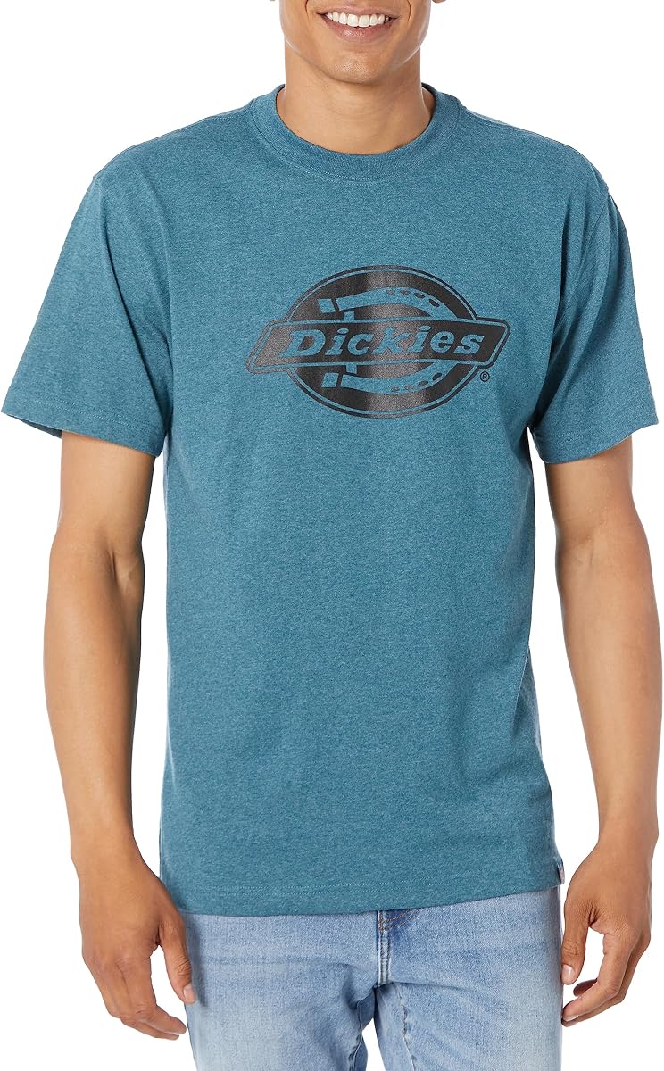 Dickies Mens Short Sleeve Heavyweight Logo T-Shirt