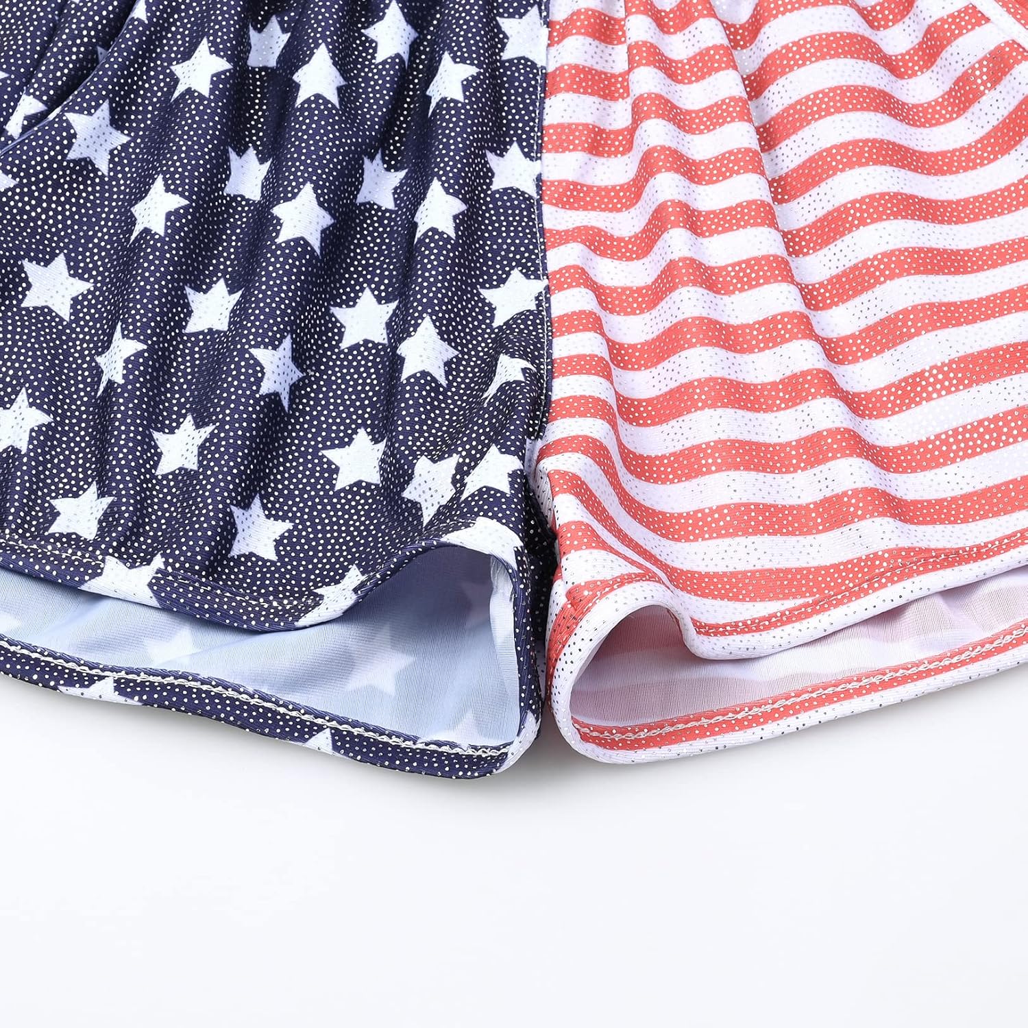 Mirawise Girls Metallic Shorts Shiny Hot Pants Sparkly Dance Outfits Short Pants - Image 5