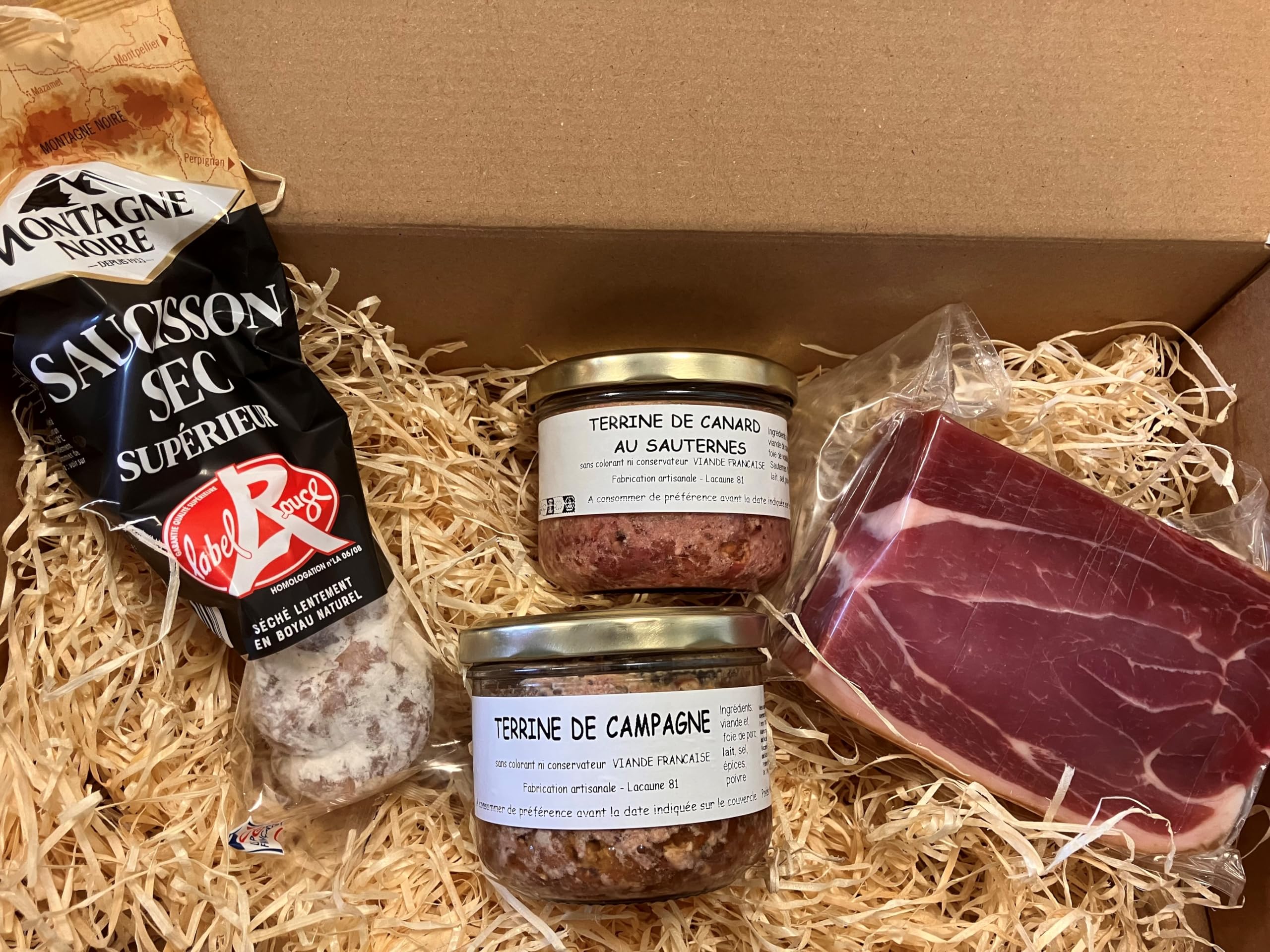 Embutidos franceses : jamón y salchicha medallón, jamóncito y paté